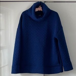 GapFit Jacquard Turtleneck Sweatshirt